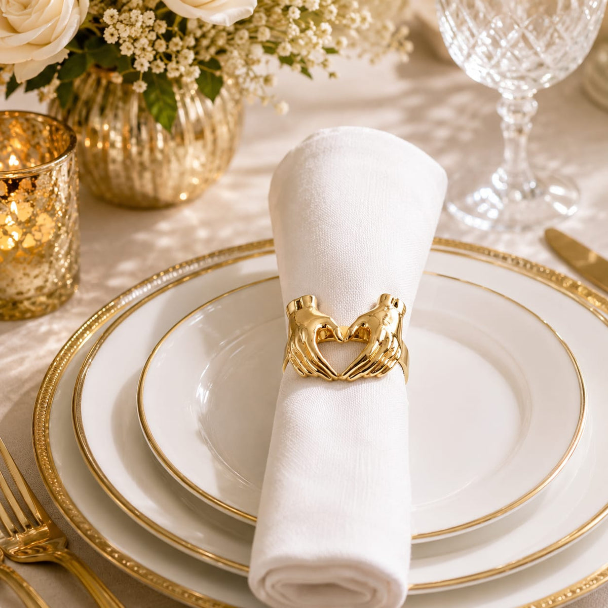 Eternal Embrace Napkin Ring