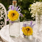 Sunflower Garden Glass Charm