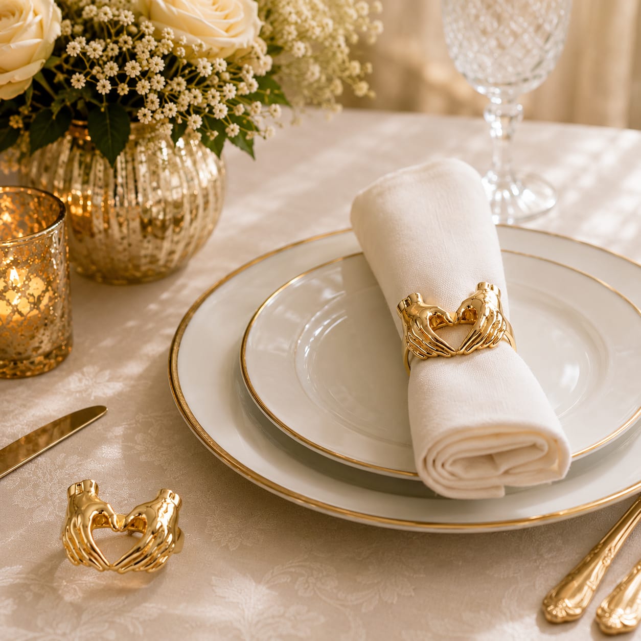 Eternal Embrace Napkin Ring