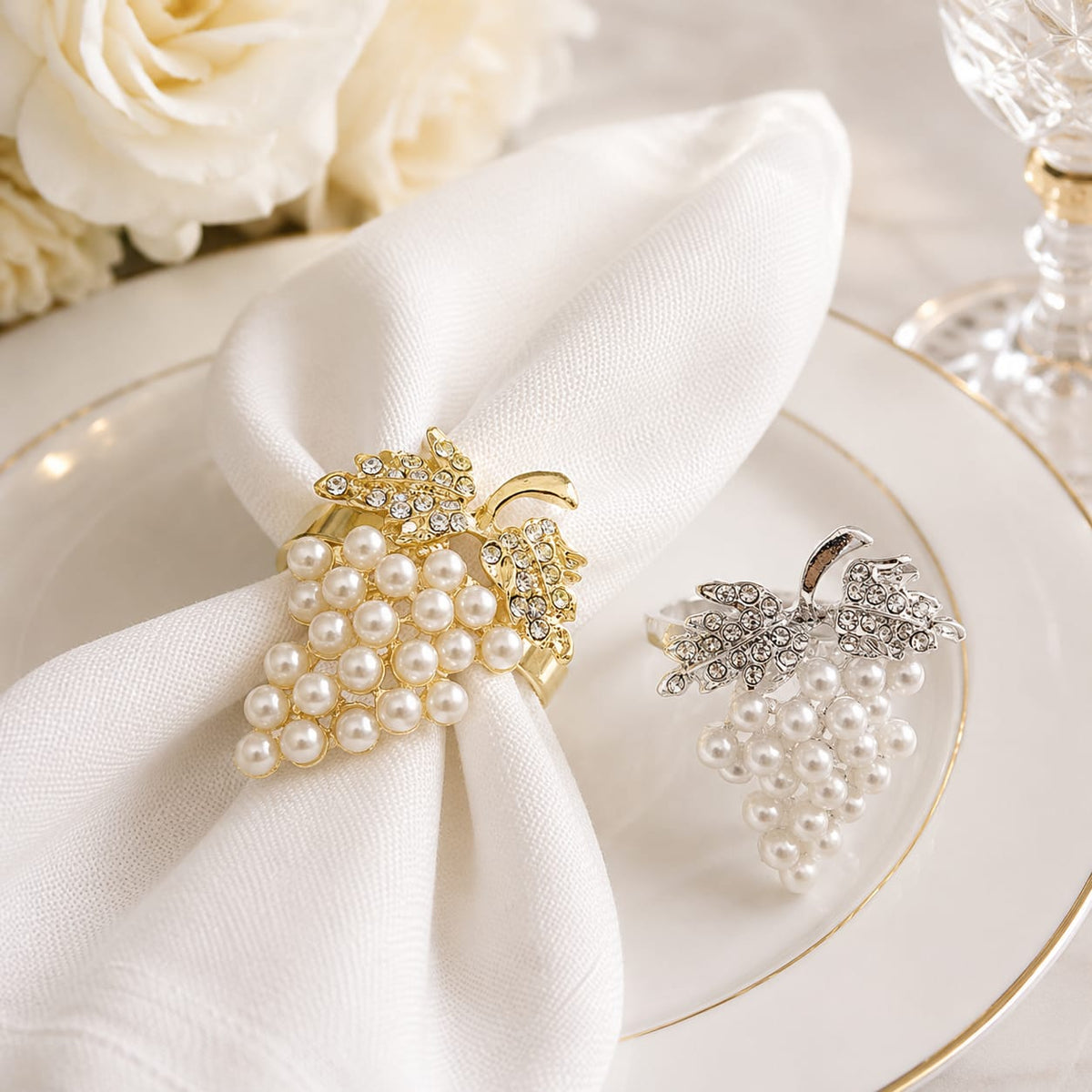 Vintage Vineyard Napkin Ring