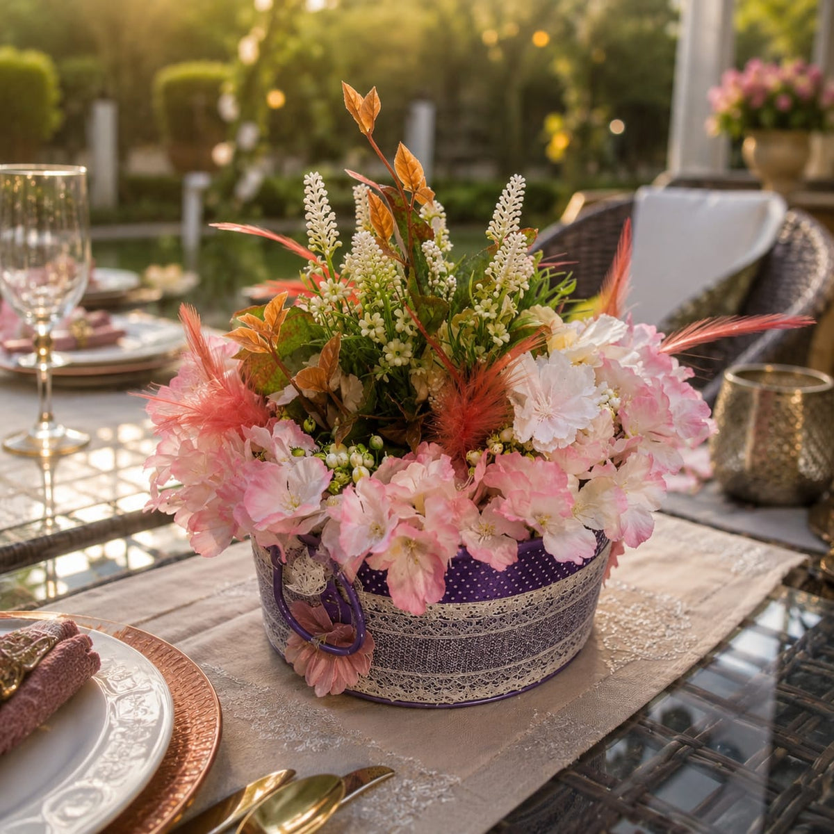Maison Fleur Basket Vase