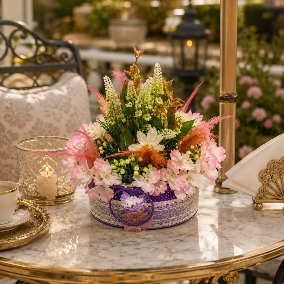 Maison Fleur Basket Vase