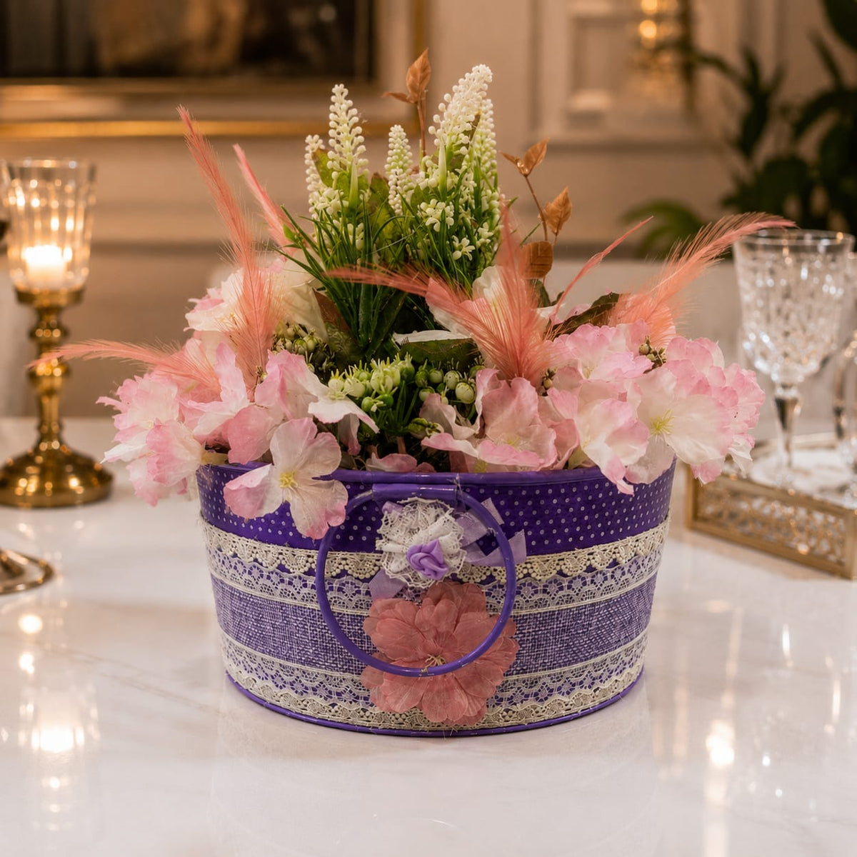 Maison Fleur Basket Vase