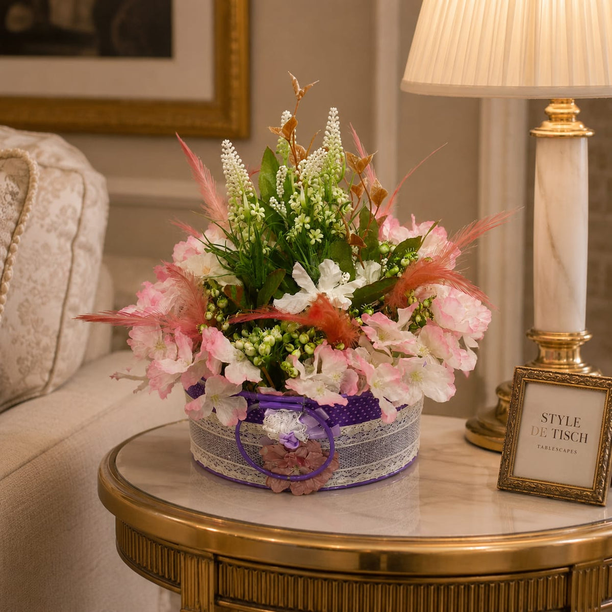 Maison Fleur Basket Vase