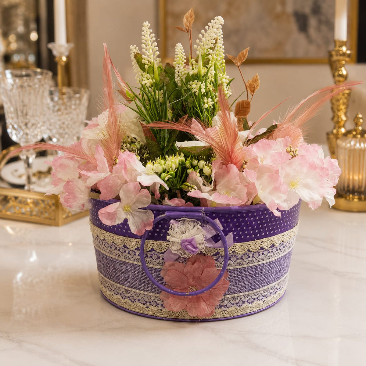 Maison Fleur Basket Vase