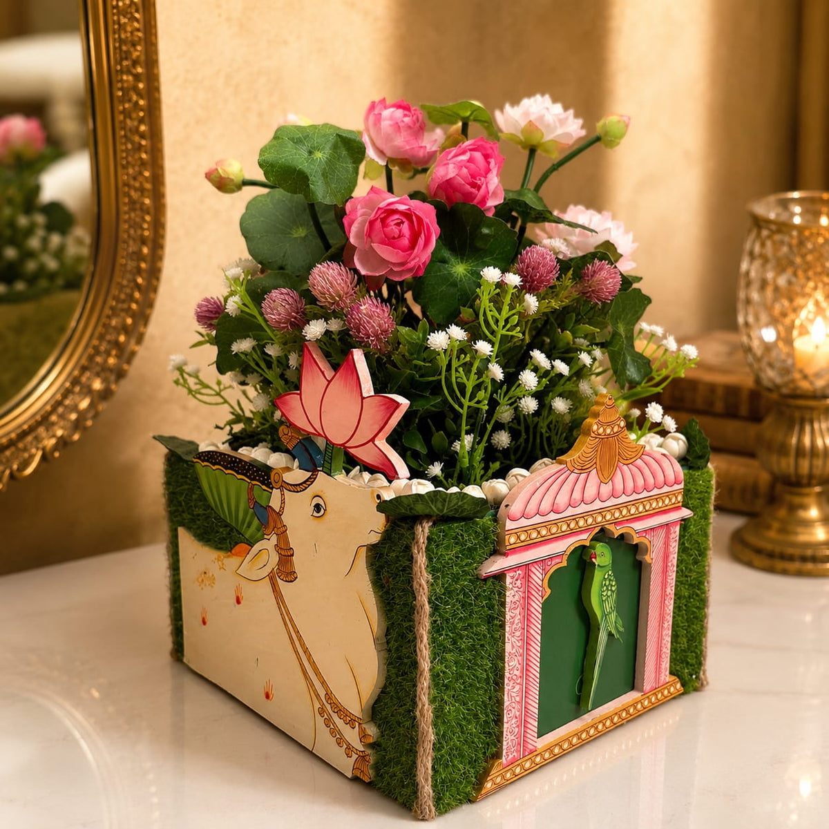 Kamadhenu Bloom Floral Centrepiece