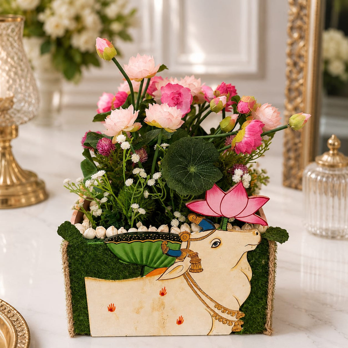 Kamadhenu Bloom Floral Centrepiece