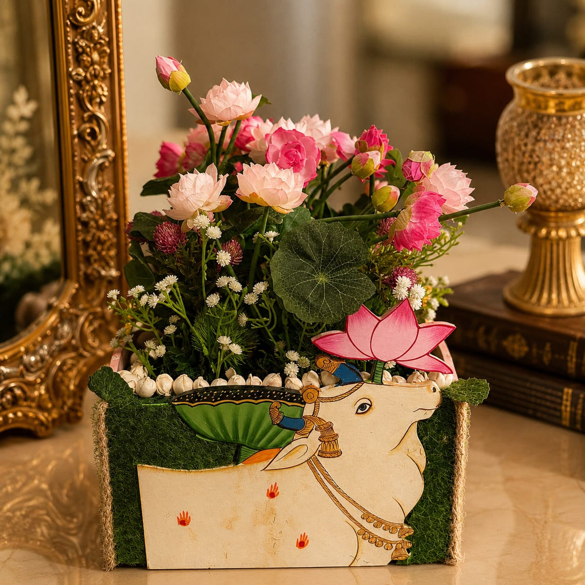Kamadhenu Bloom Floral Centrepiece