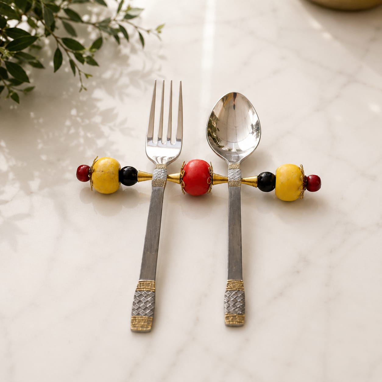 Carnival Bead Cutlery Rest