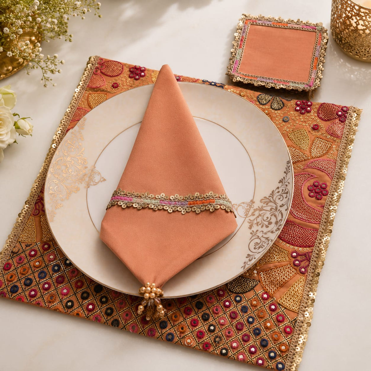 Peach Royale Heritage Dining Set