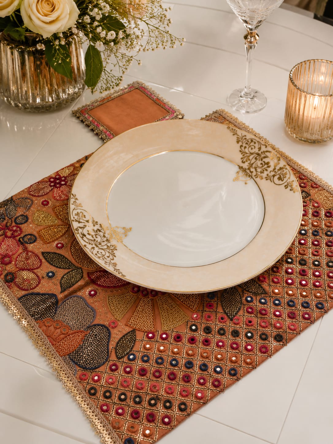 Peach Royale Heritage Dining Set
