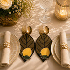 Citrus Leaf Cutlery Pocket Set