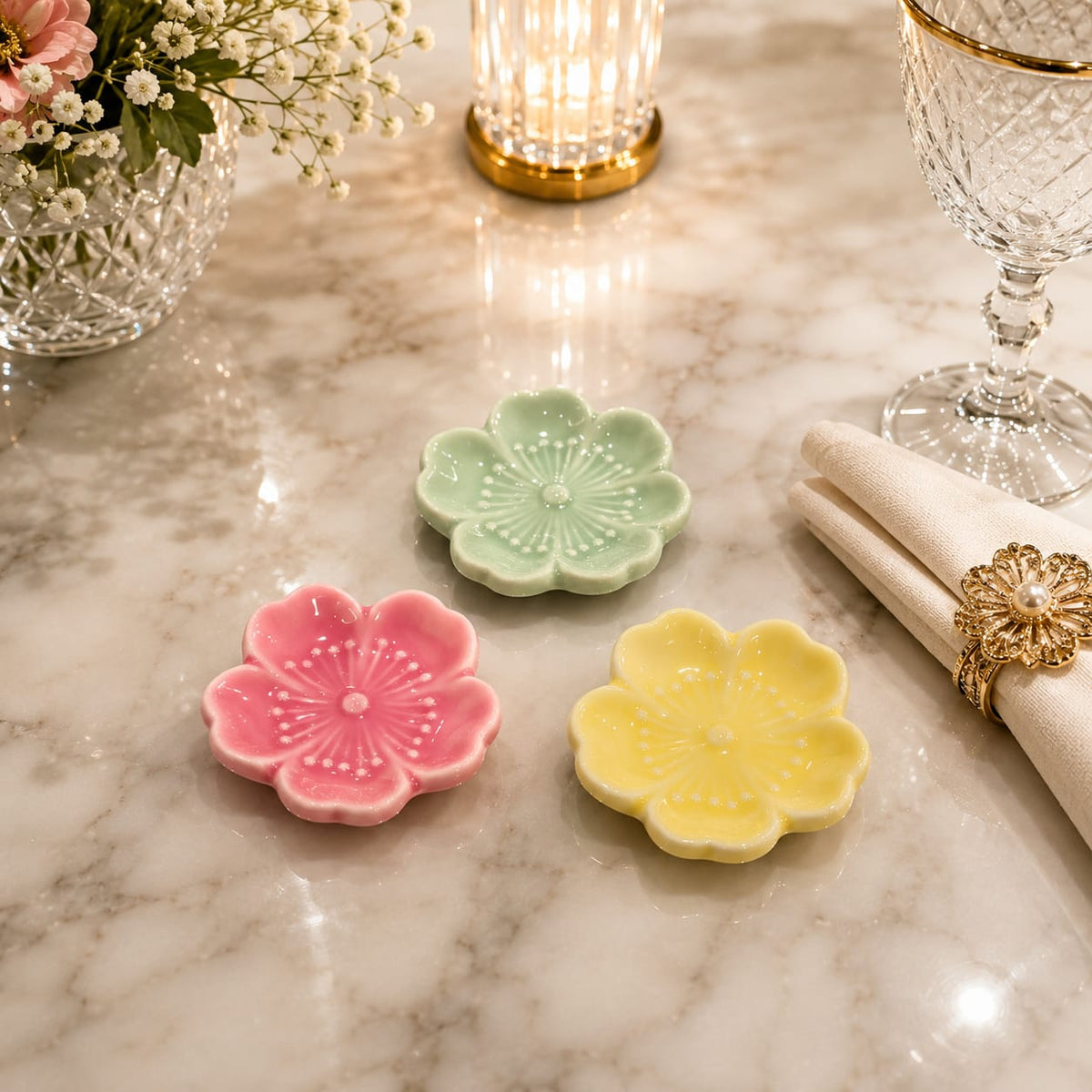 Sakura Bloom Chopstick Rest Set