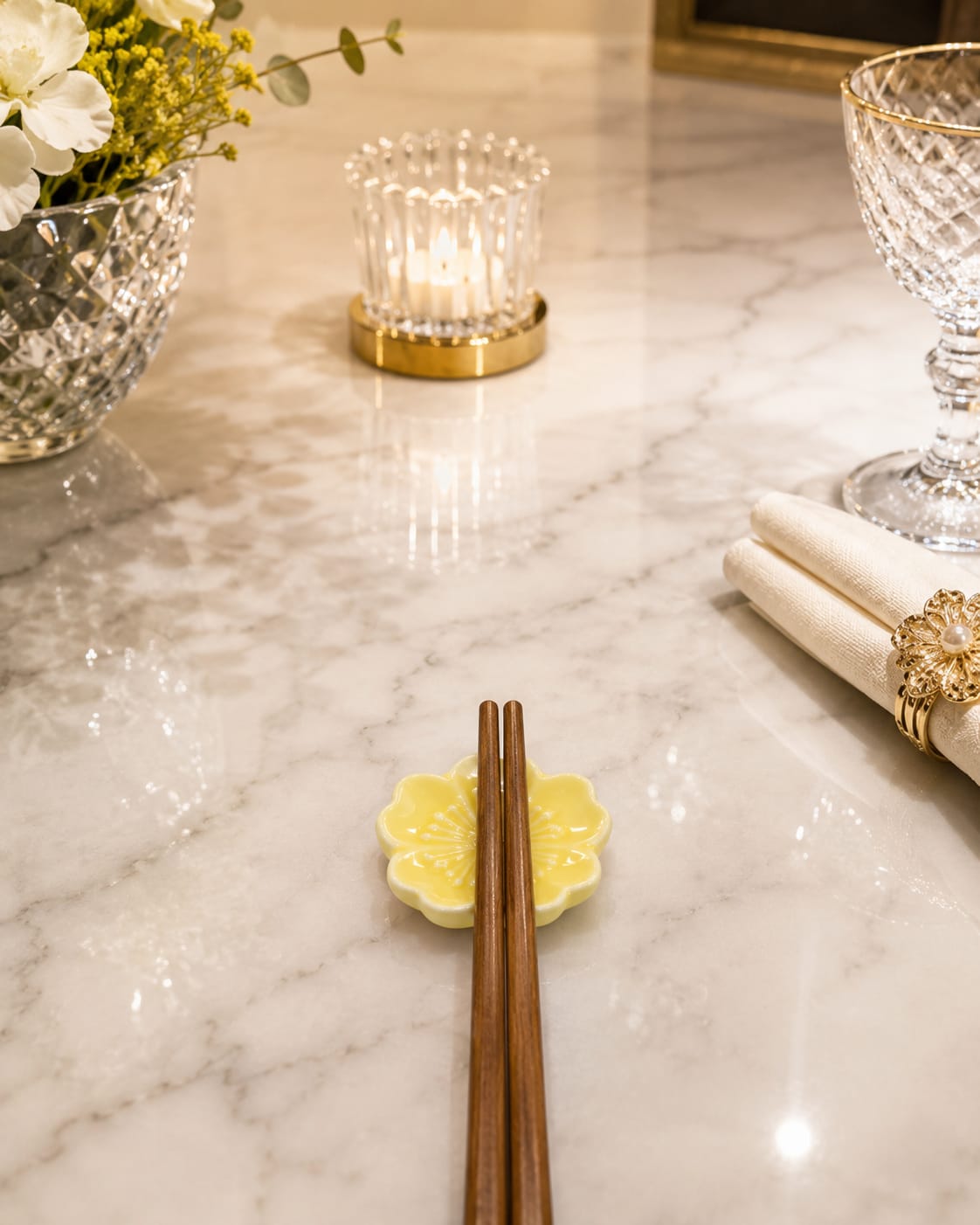 Sakura Bloom Chopstick Rest Set