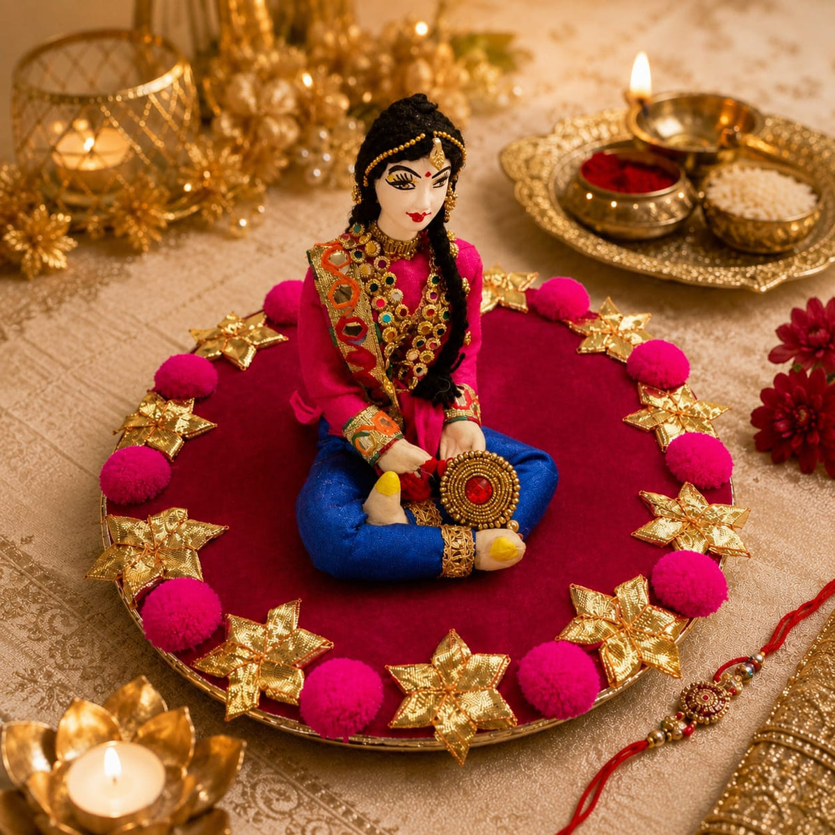 Royal Rani Rakhi Thali