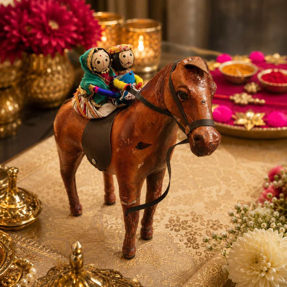Royal Caravan Horse Figurine