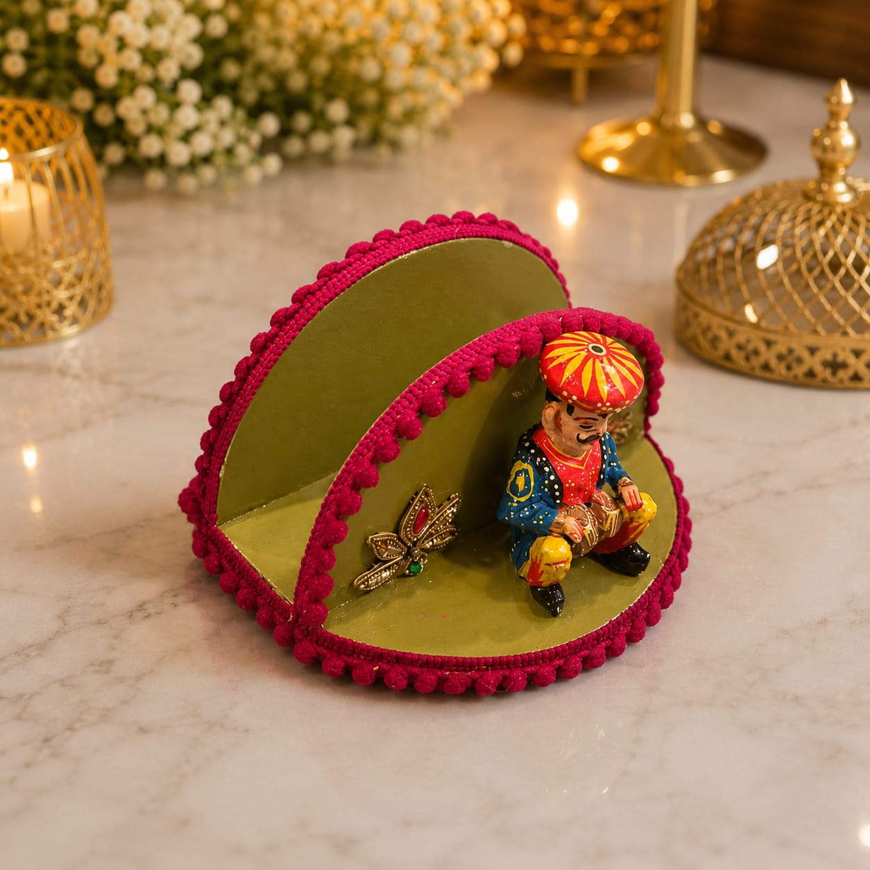 Rang Mahal Folk Musician Napkin Holder