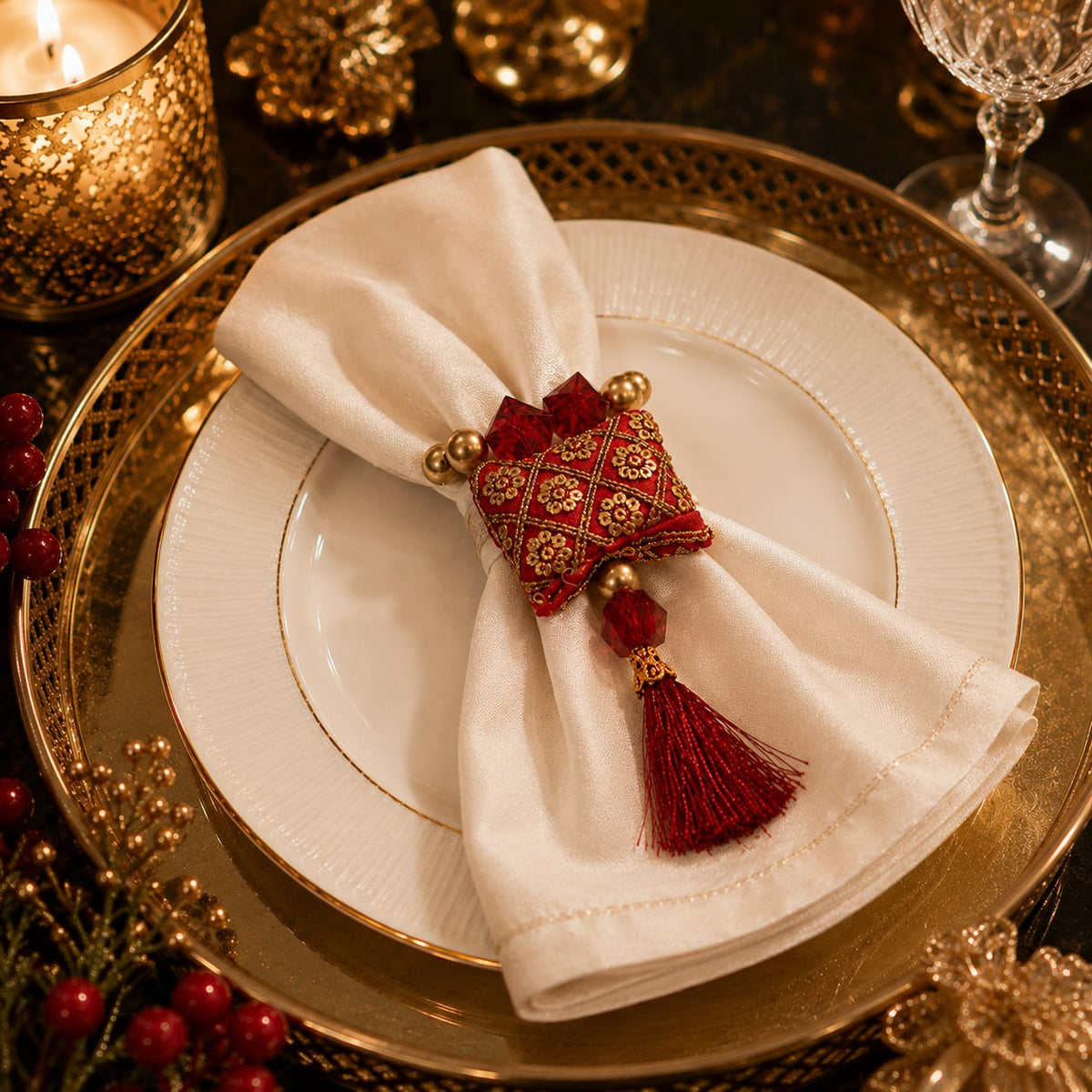 Rani Royale Tassel Napkin Ring