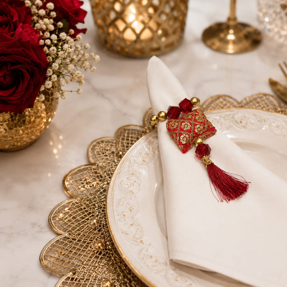 Rani Royale Tassel Napkin Ring
