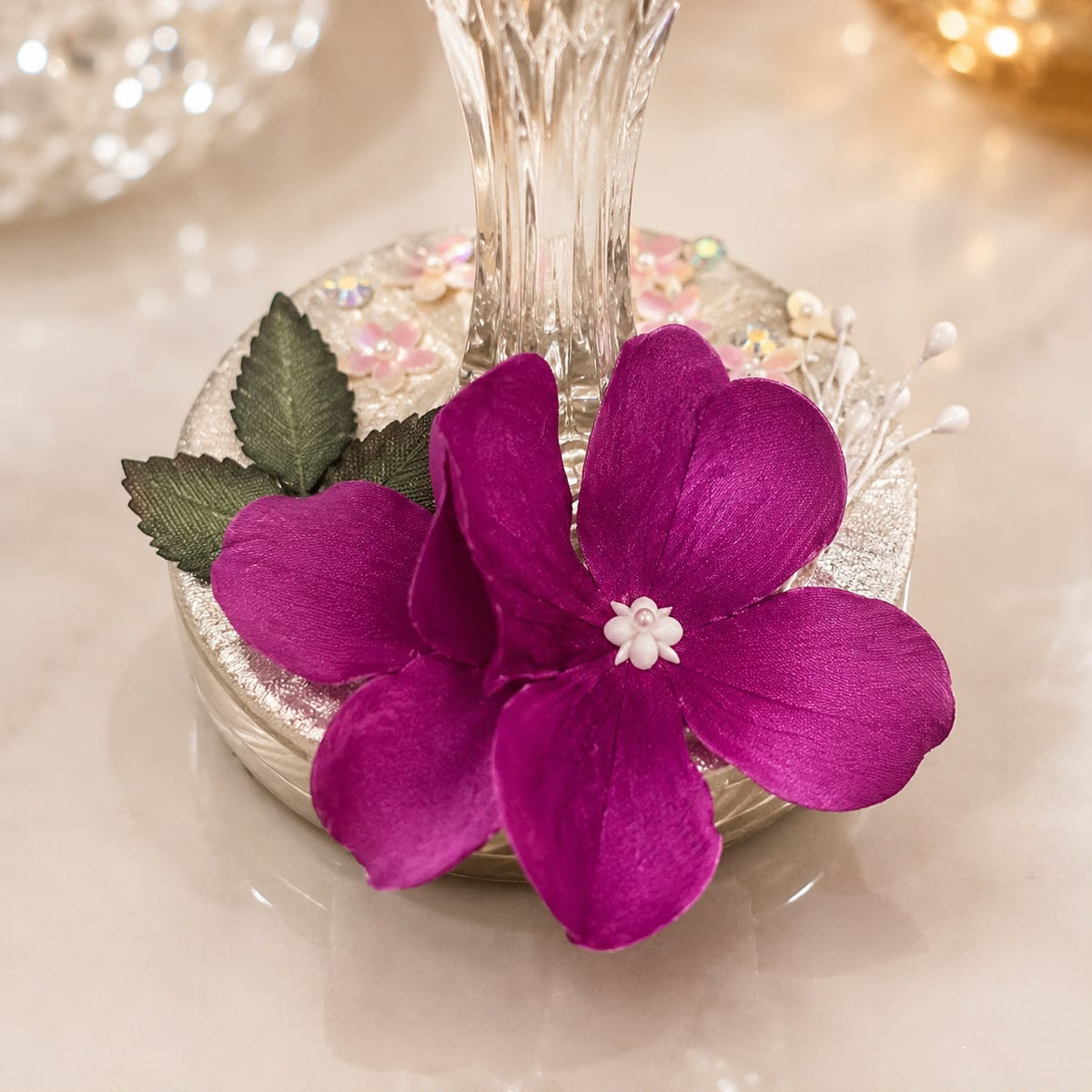 Blossom Bloom Glass Charm