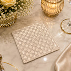 Ivory Weave Coaster Set