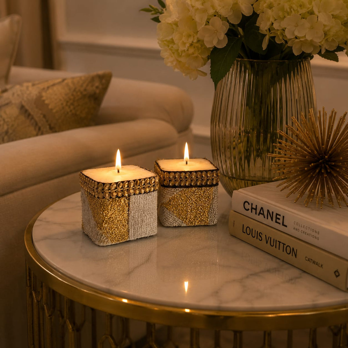 Gilded Mosaic Luxe Candle