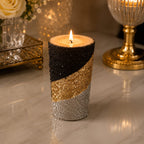 Midnight Luxe Spiral Candle