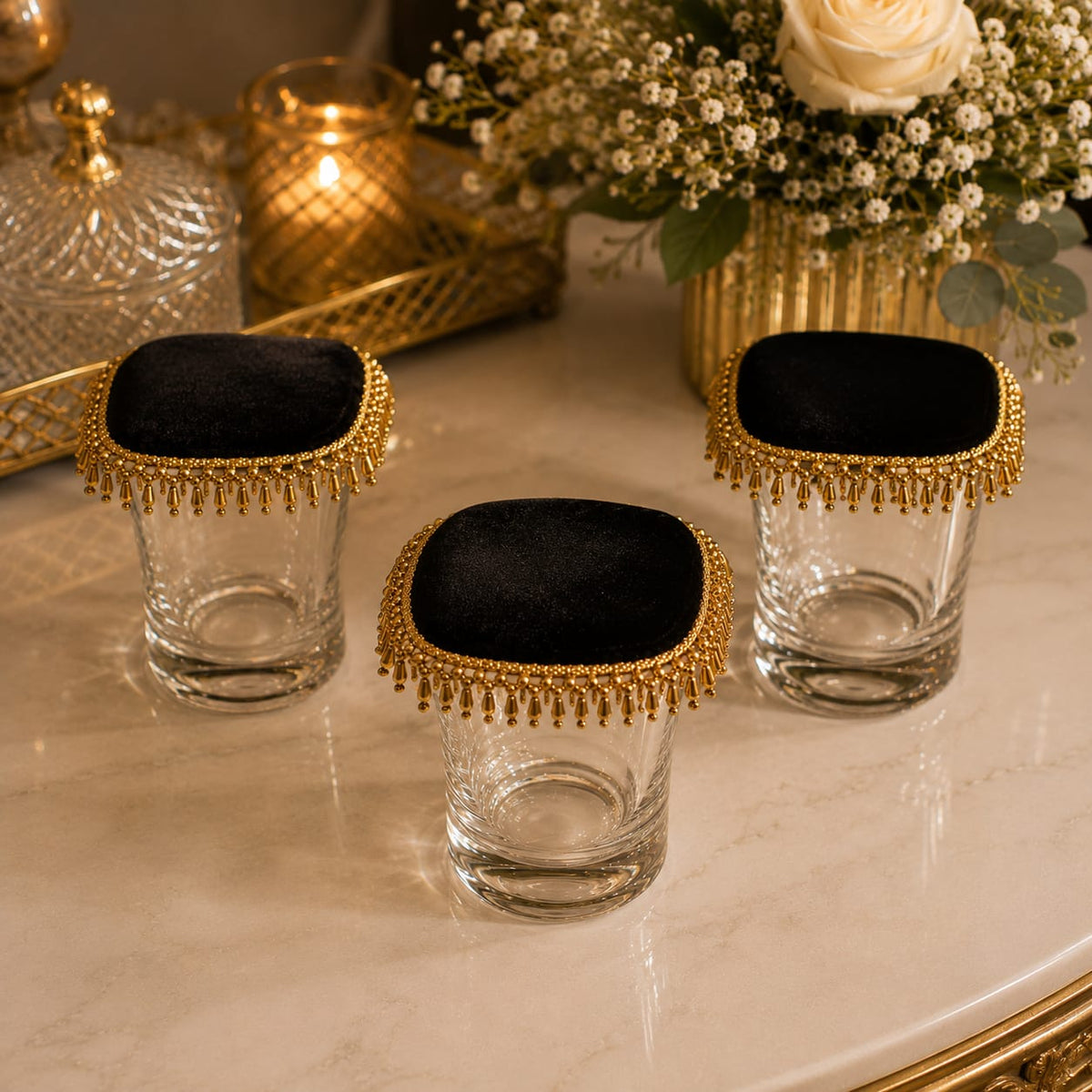 Noir Majesty Glass Covers