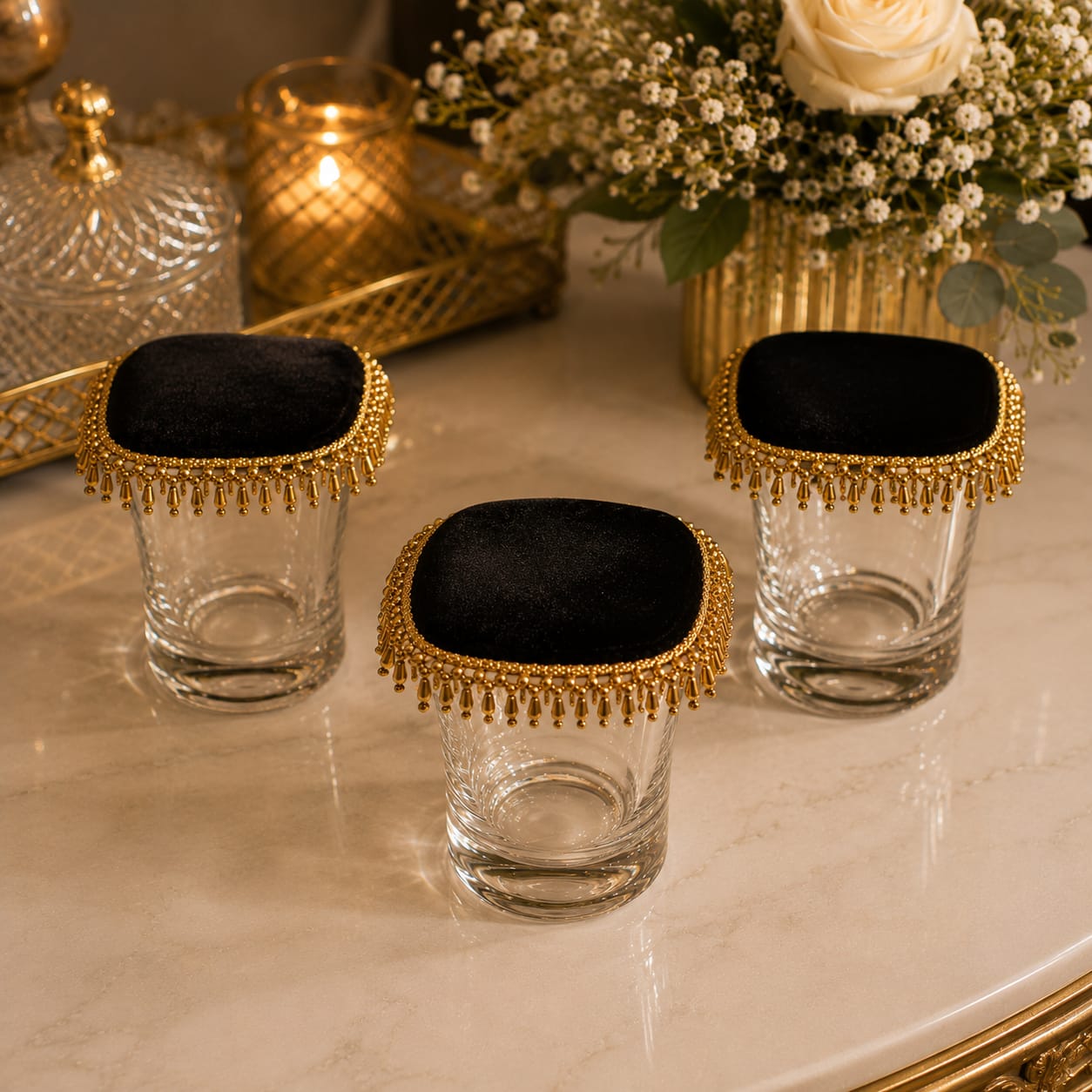 Noir Majesty Glass Covers