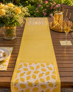 Lemon Zest Elegance Table Runner