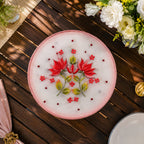 Crimson Blossom Bowl Cover