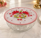 Crimson Blossom Bowl Cover