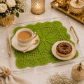 Verdant Lace Tray Cover