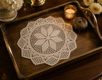 Ivory Lace Tray Cover