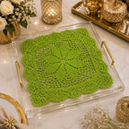 Verdant Lace Tray Cover