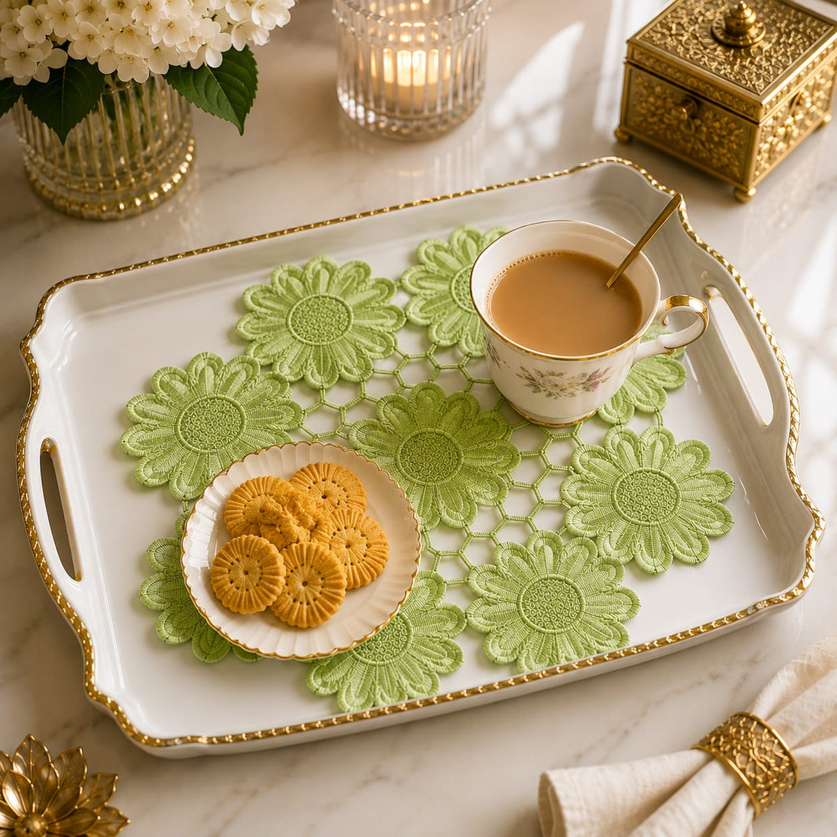 Meadow Bloom Tray Cover