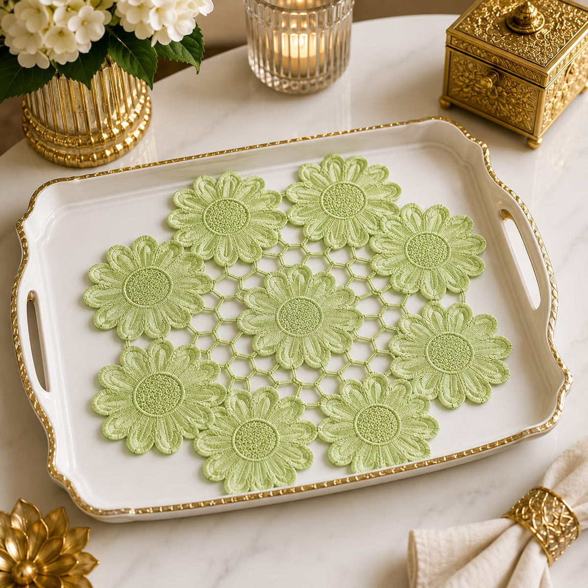 Meadow Bloom Tray Cover