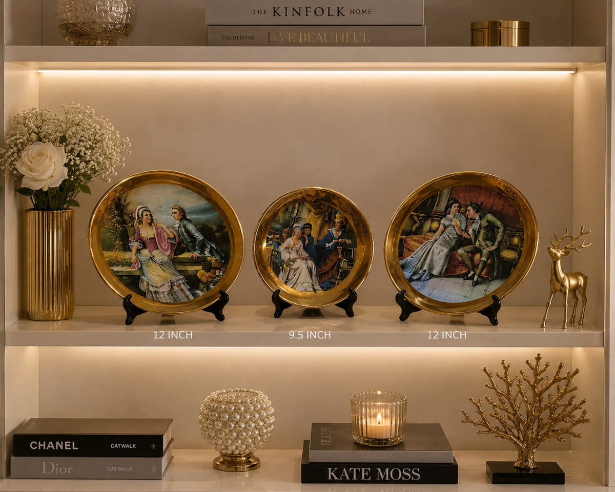 The Royal Romance Plate Trio