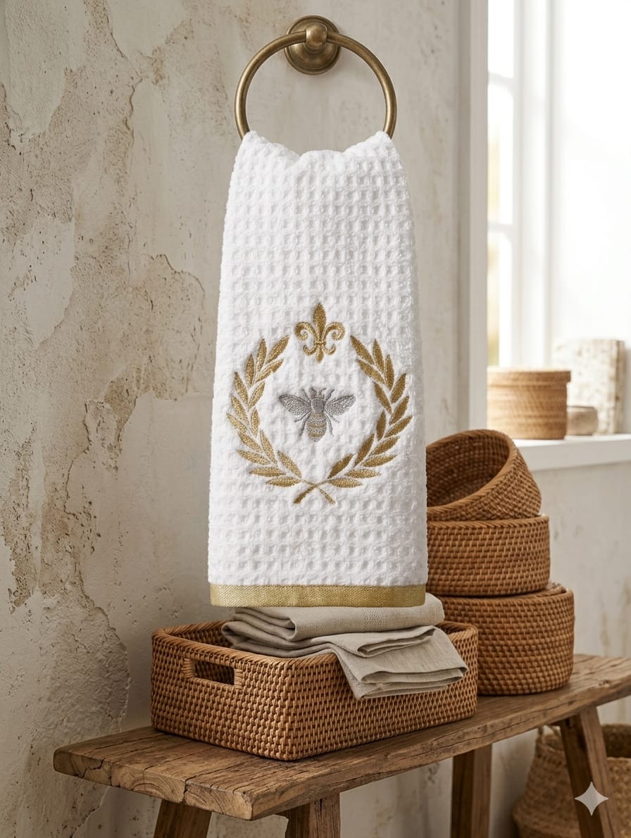 Royal Bee Crest Towel Collection