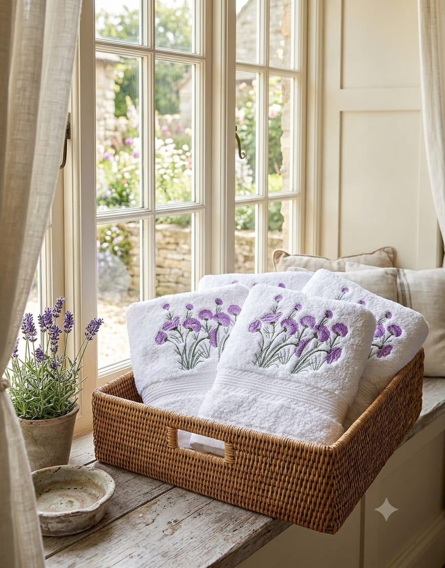 Lavender Meadow Towel
