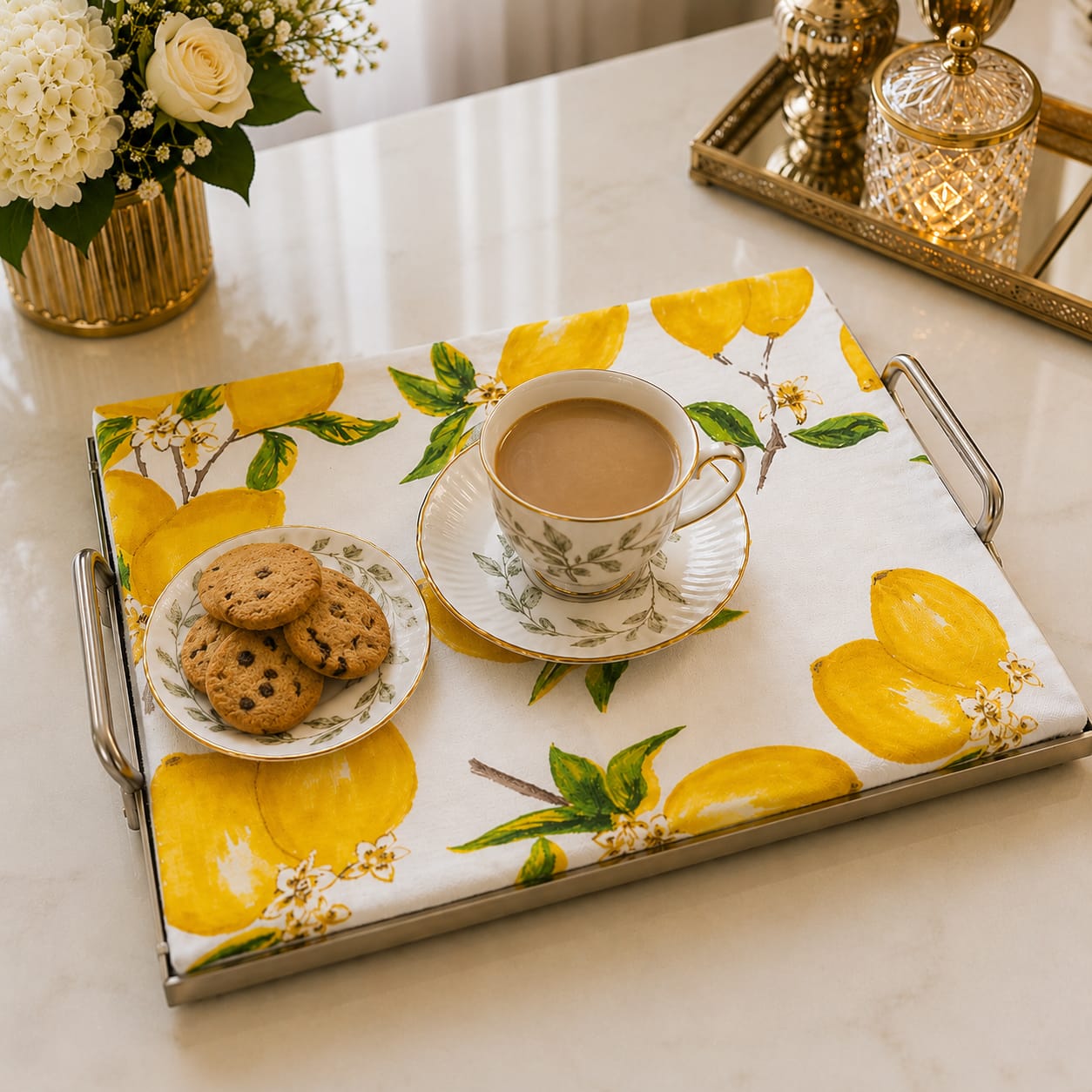 Lemon Grove Tray Cover