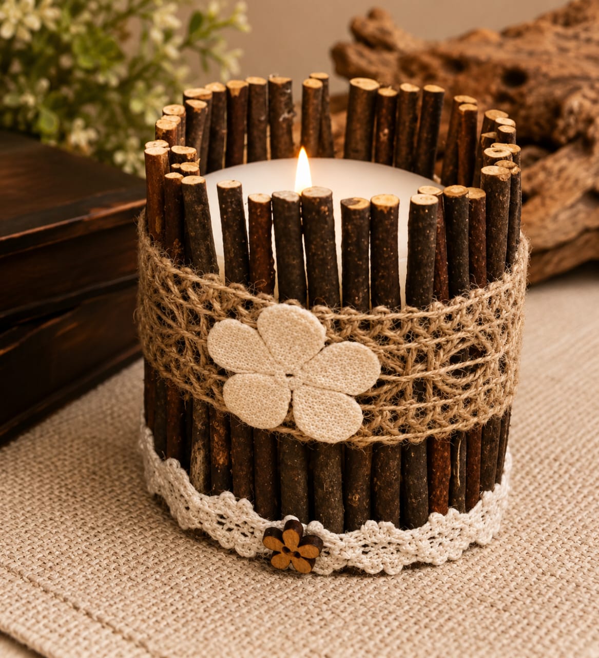 Woodland Glow Candle Holder