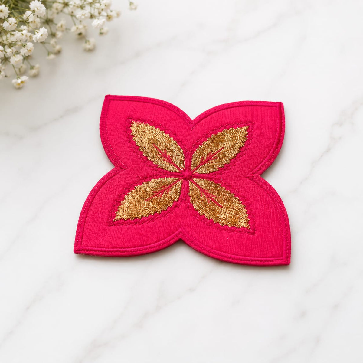 Fuchsia Bloom Glass Cover Set