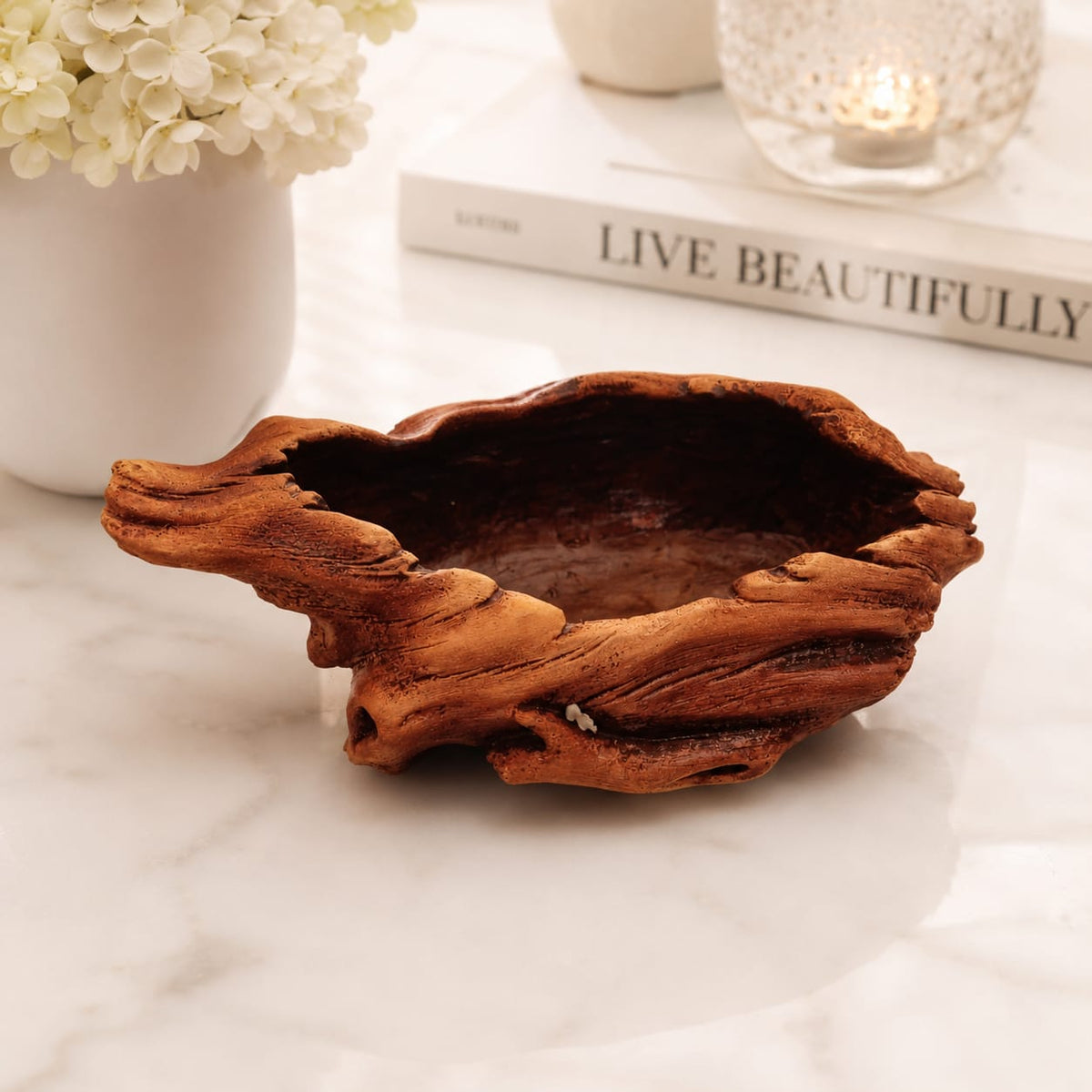 Woodland Driftwood Decorative Bowl
