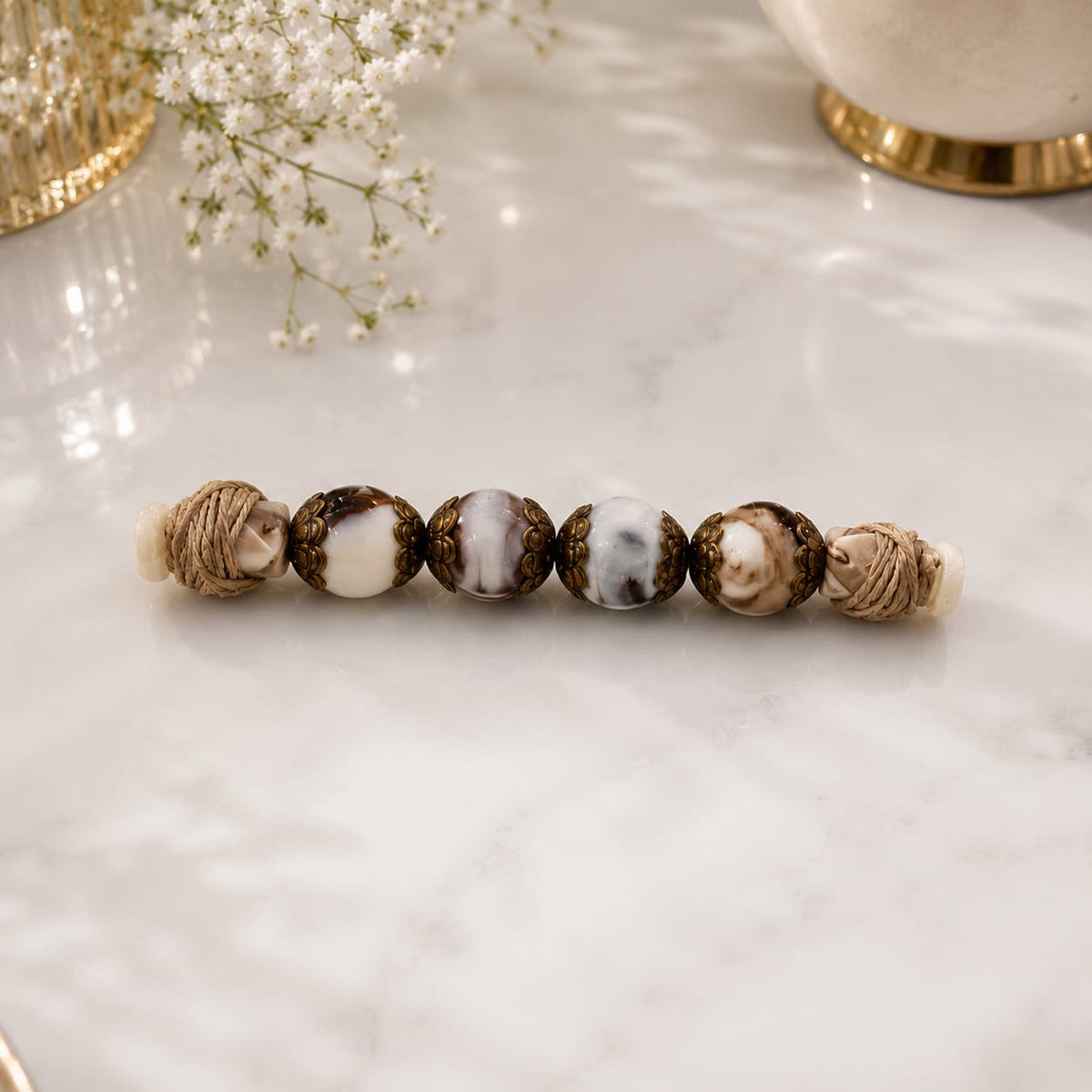 Marble Bead Cutlery Rest