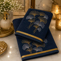 Midnight Ginkgo Towel Collection
