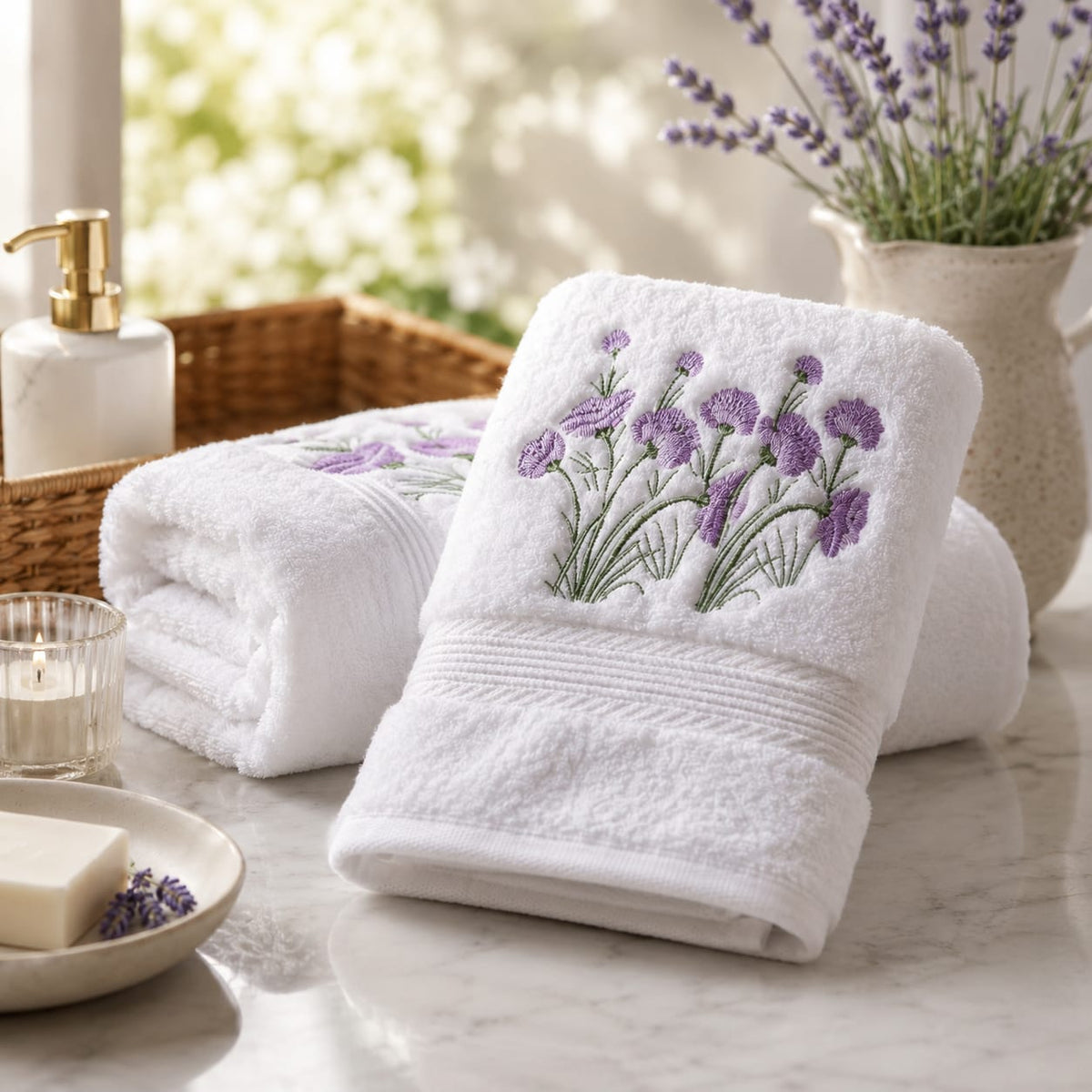 Lavender Meadow Towel Collection