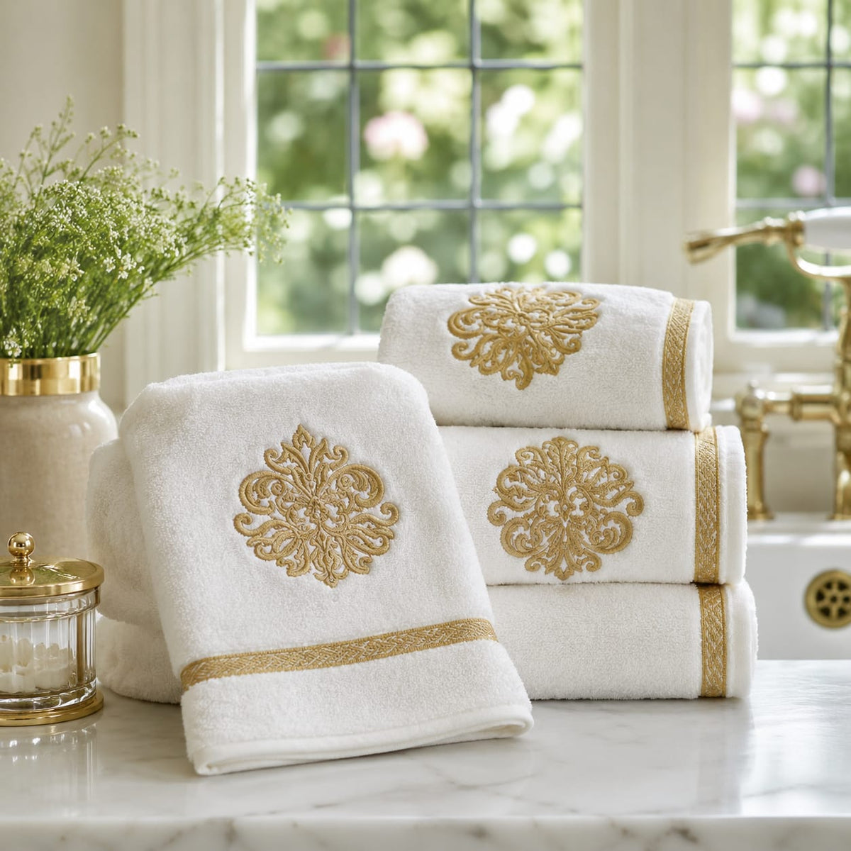 Golden Crest Towel