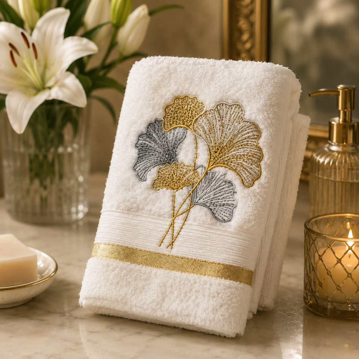 Maison Ginkgo Towel Set