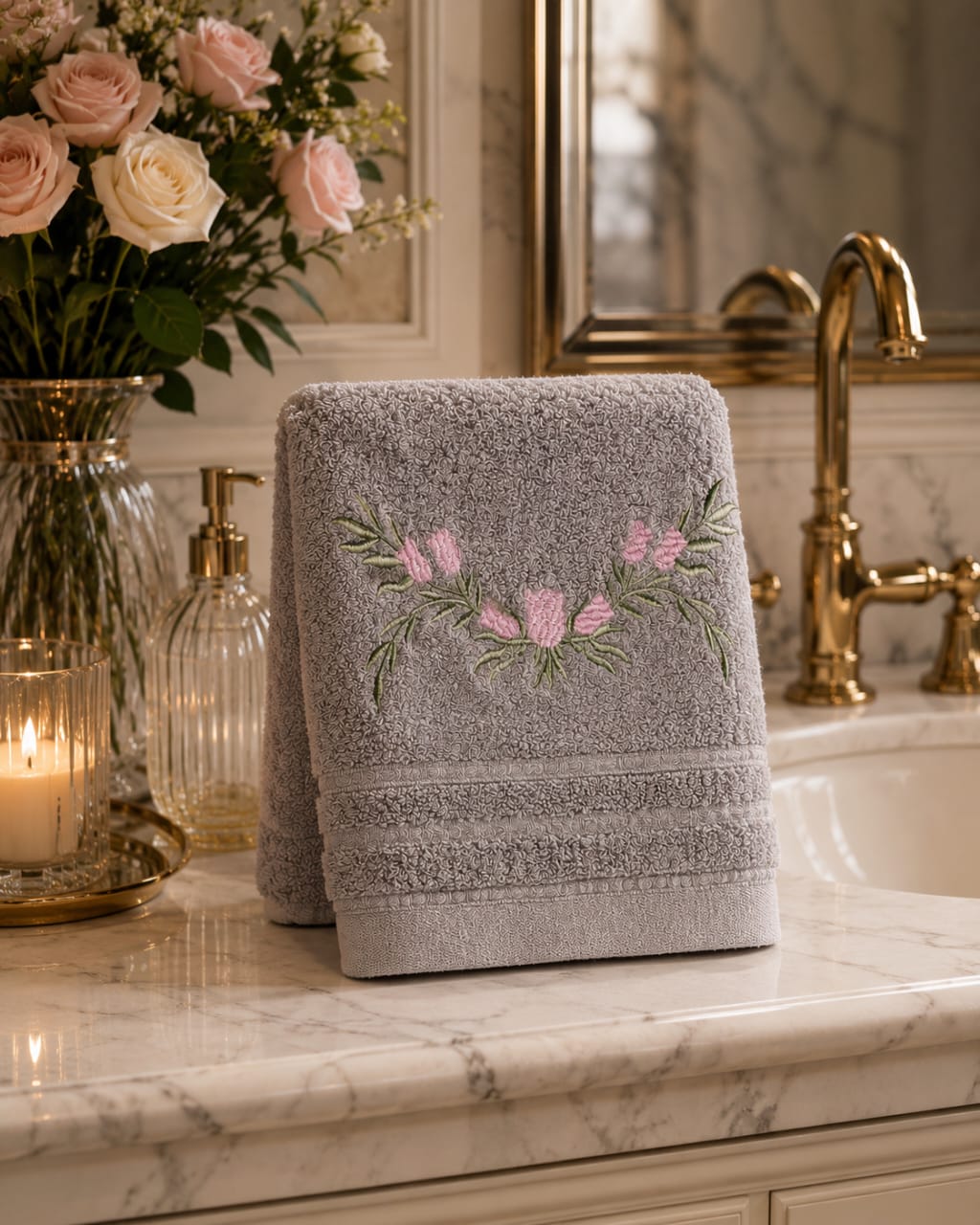 Rosette Towel Set